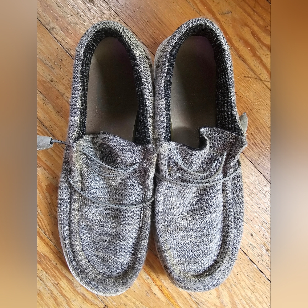 Hey Dude Grey Loafers Men Size 9